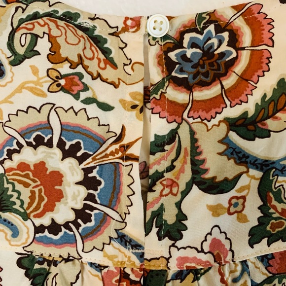 Loft Ruffle Blouse Petite Medium - Picture 5 of 8